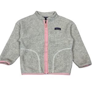 Patagonia Baby Cozy Toasty Jacket Size 3T Fleece Sweater Granola